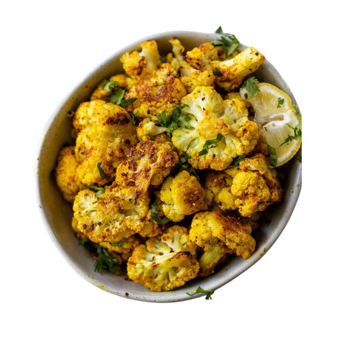 curried cauliflower meal prep delivery overview