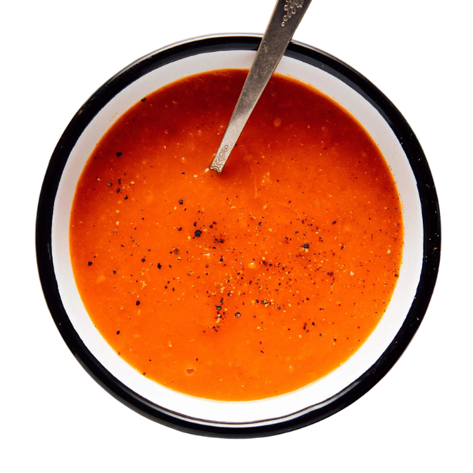 Tomato bisque meal prep delivery overview