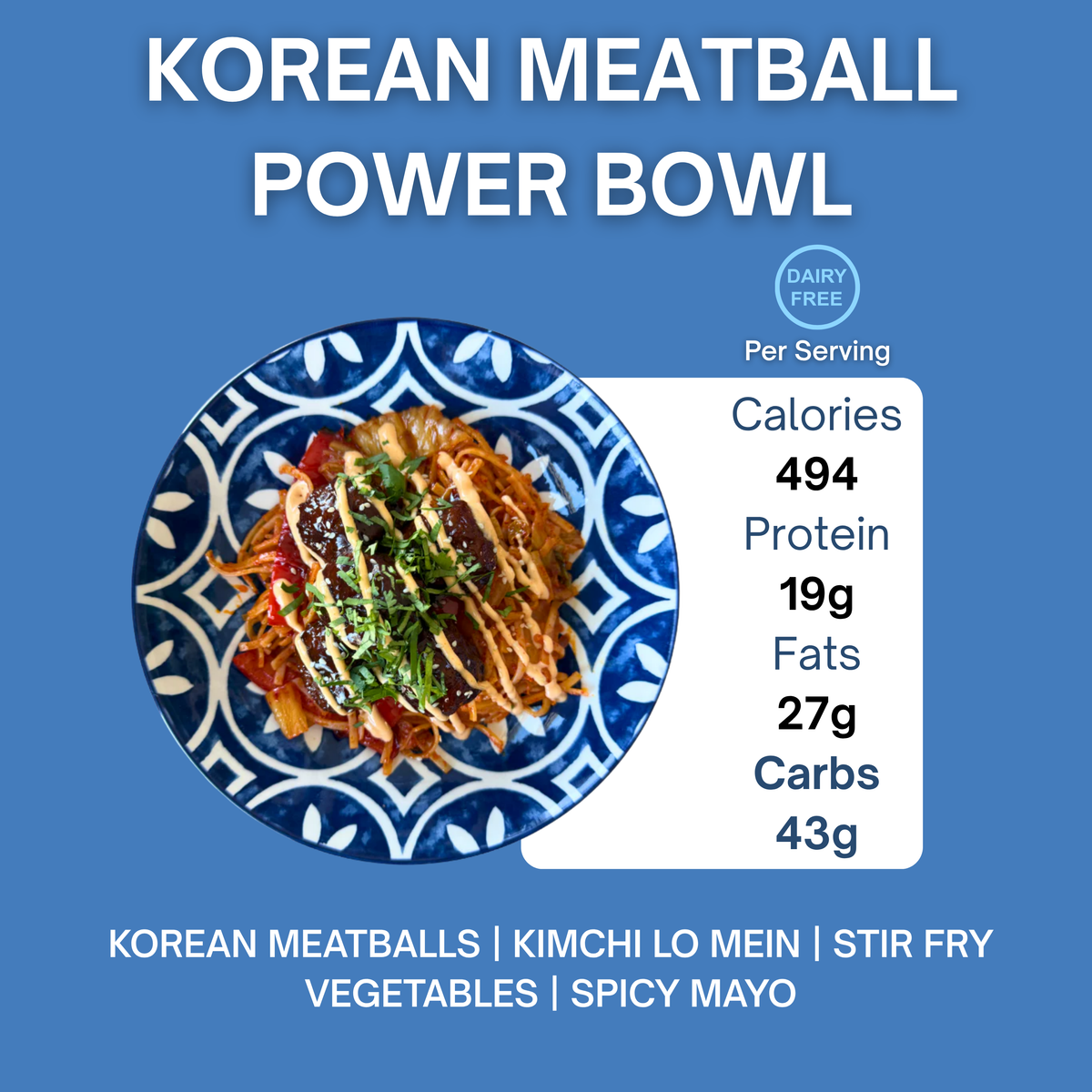 KOREAN MEATBALL POWER BOWL
