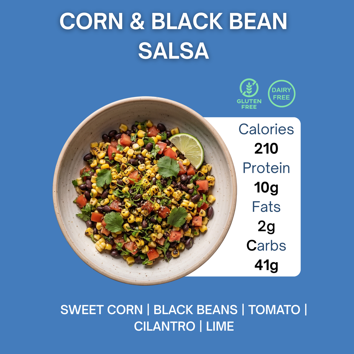 CORN & BLACK BEAN SALSA