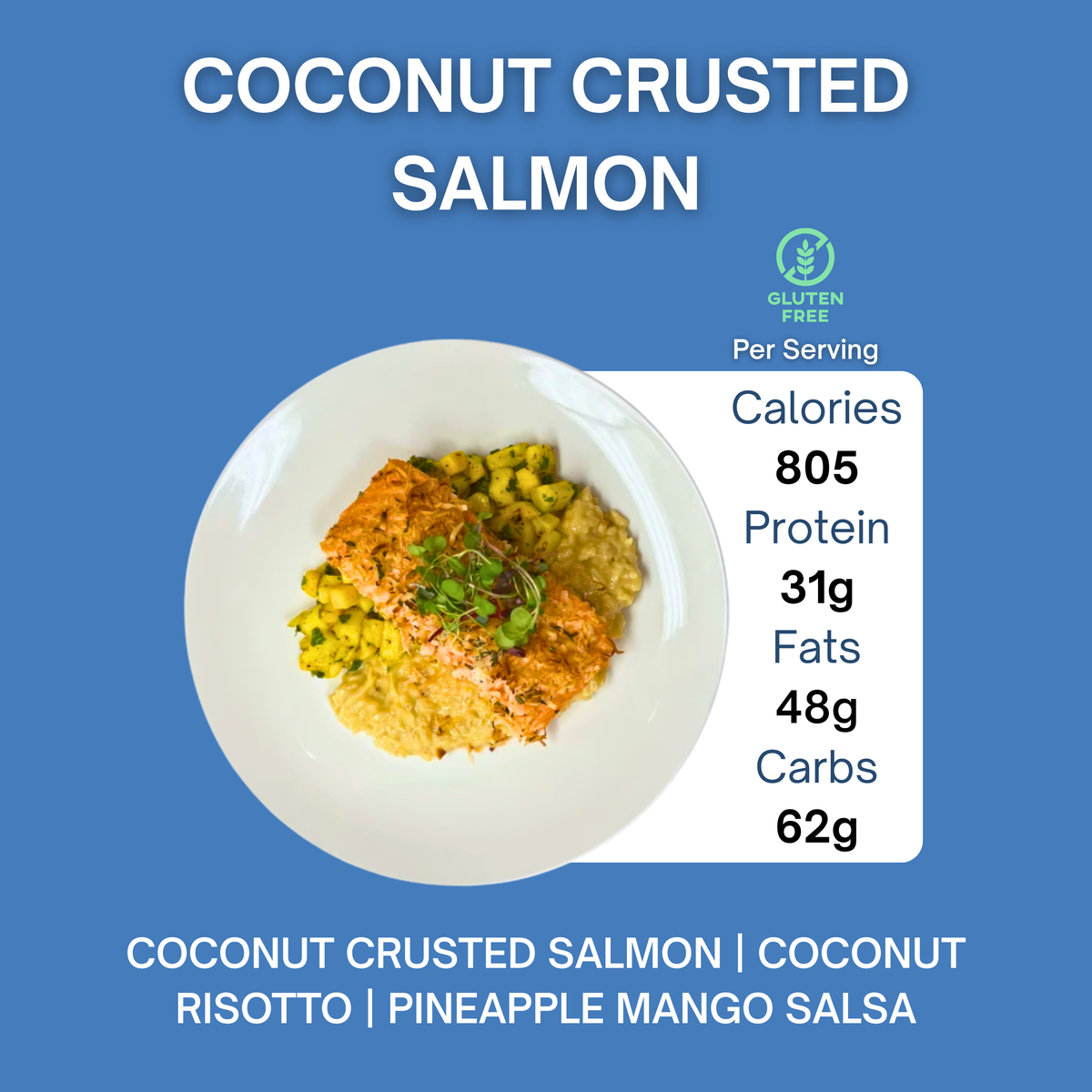 COCONUT CRUSTED SALMON
