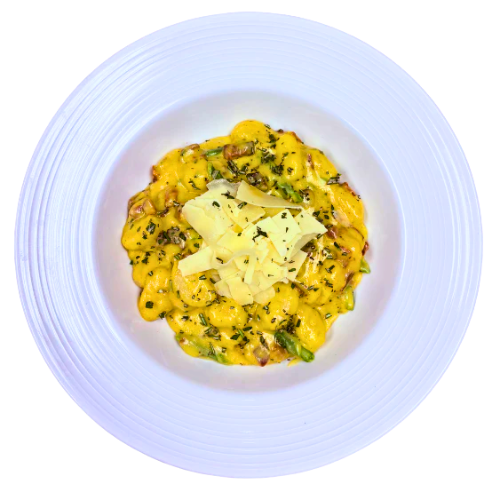 LEMON BASIL STUFFED GNOCCHI