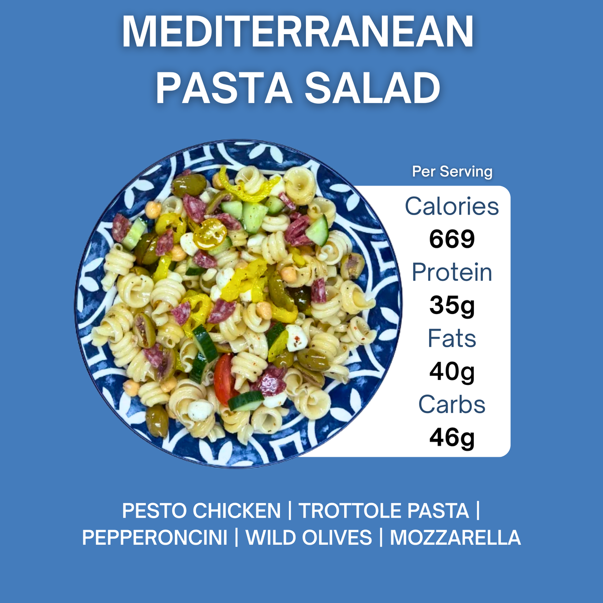 MEDITERRANEAN PASTA SALAD