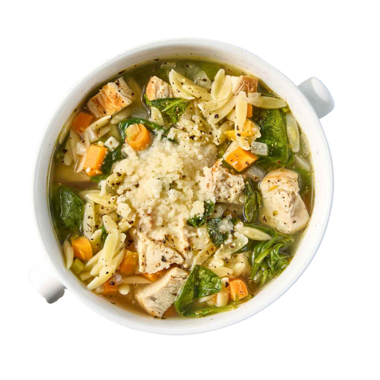 LEMON CHICKEN ORZO SOUP