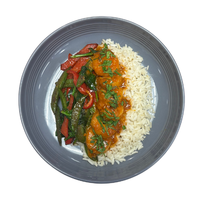 RED COCONUT CURRY SHRIMP