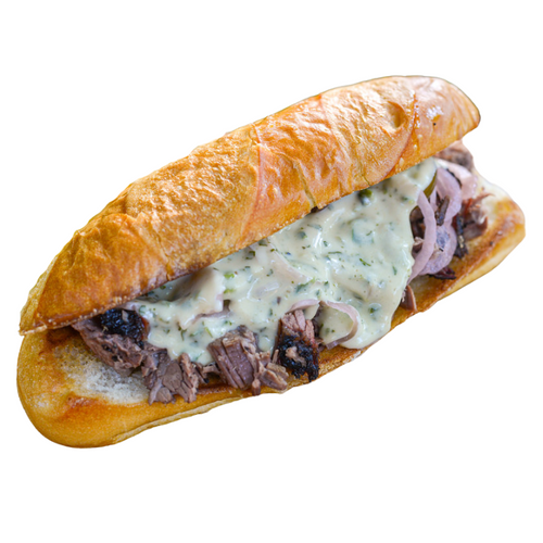 Cheesy Brisket Sandwich