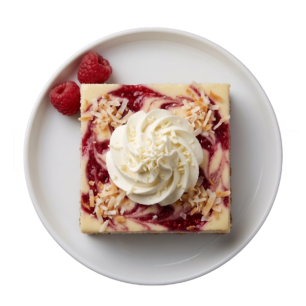 RASPBERRY SWIRL CHEESECAKE