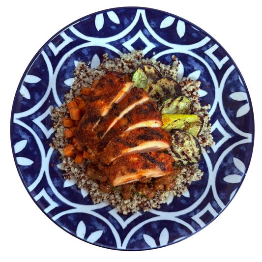 HARISSA CHICKEN & QUINOA POWER BOWL