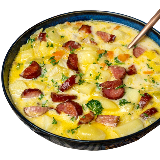 LOADED POTATO & KIELBASA SOUP