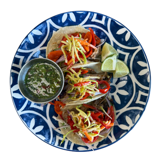 SPICY DUCK LEG TACOS