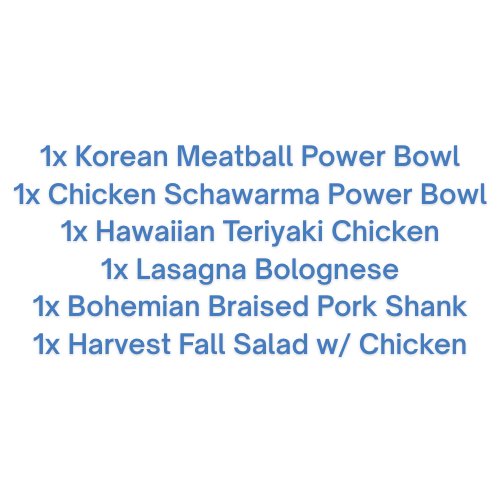 EASY 6 MEAL DEAL