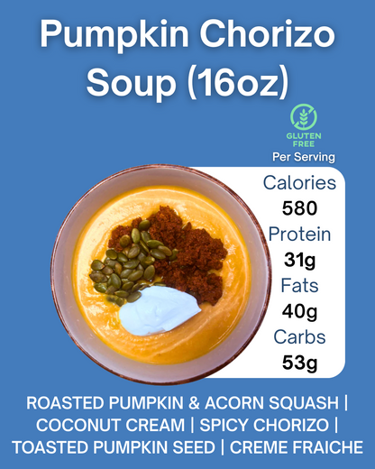 PUMPKIN CHORIZO SOUP