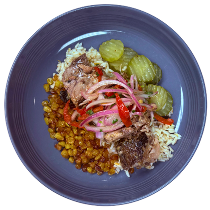 CUBAN PORK POWER BOWL