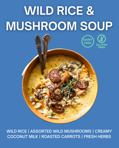 WILD RICE & MUSHROOM SOUP