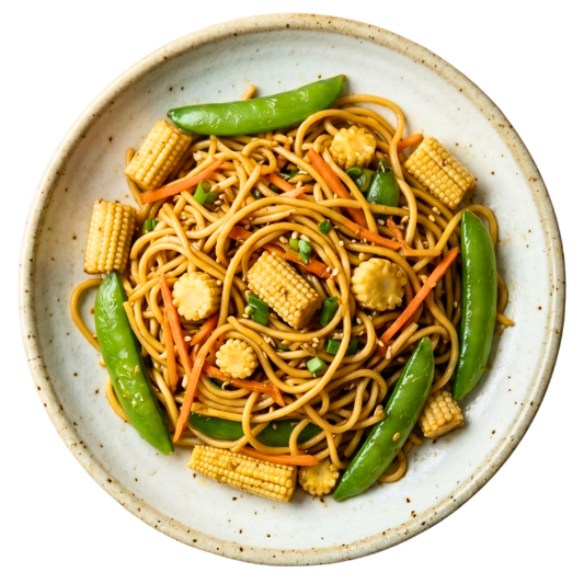 LO MEIN & VEGETABLE STIR FRY