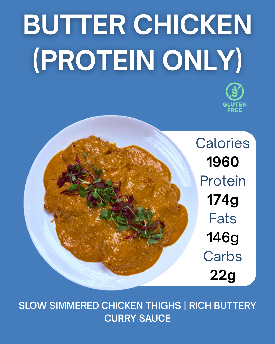 BUTTER CHICKEN - PROTEIN IN BULK