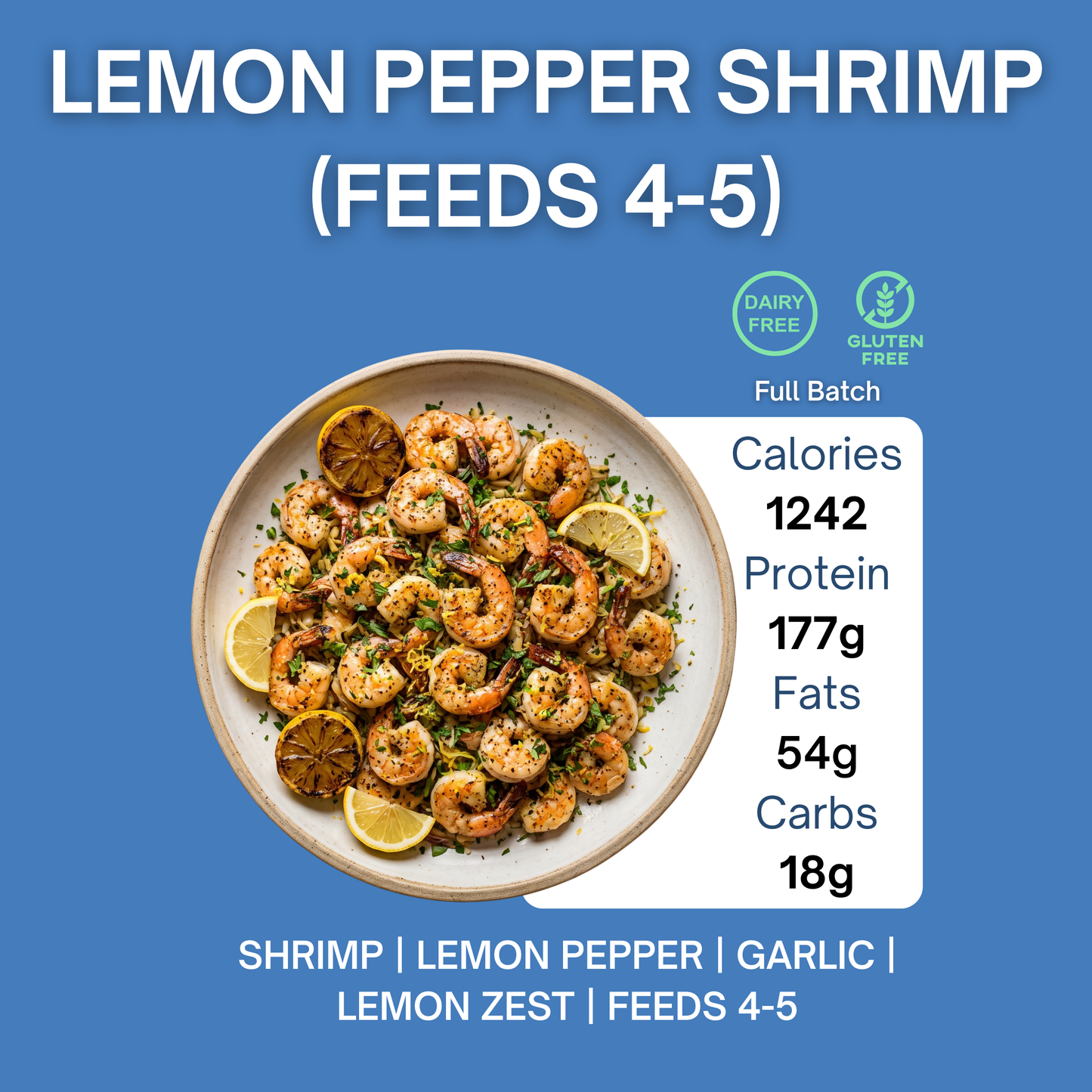 LEMON PEPPER SHRIMP BULK (FEEDS 4-5)