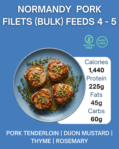 NORMANDY PORK FILETS (FEEDS 4-5)