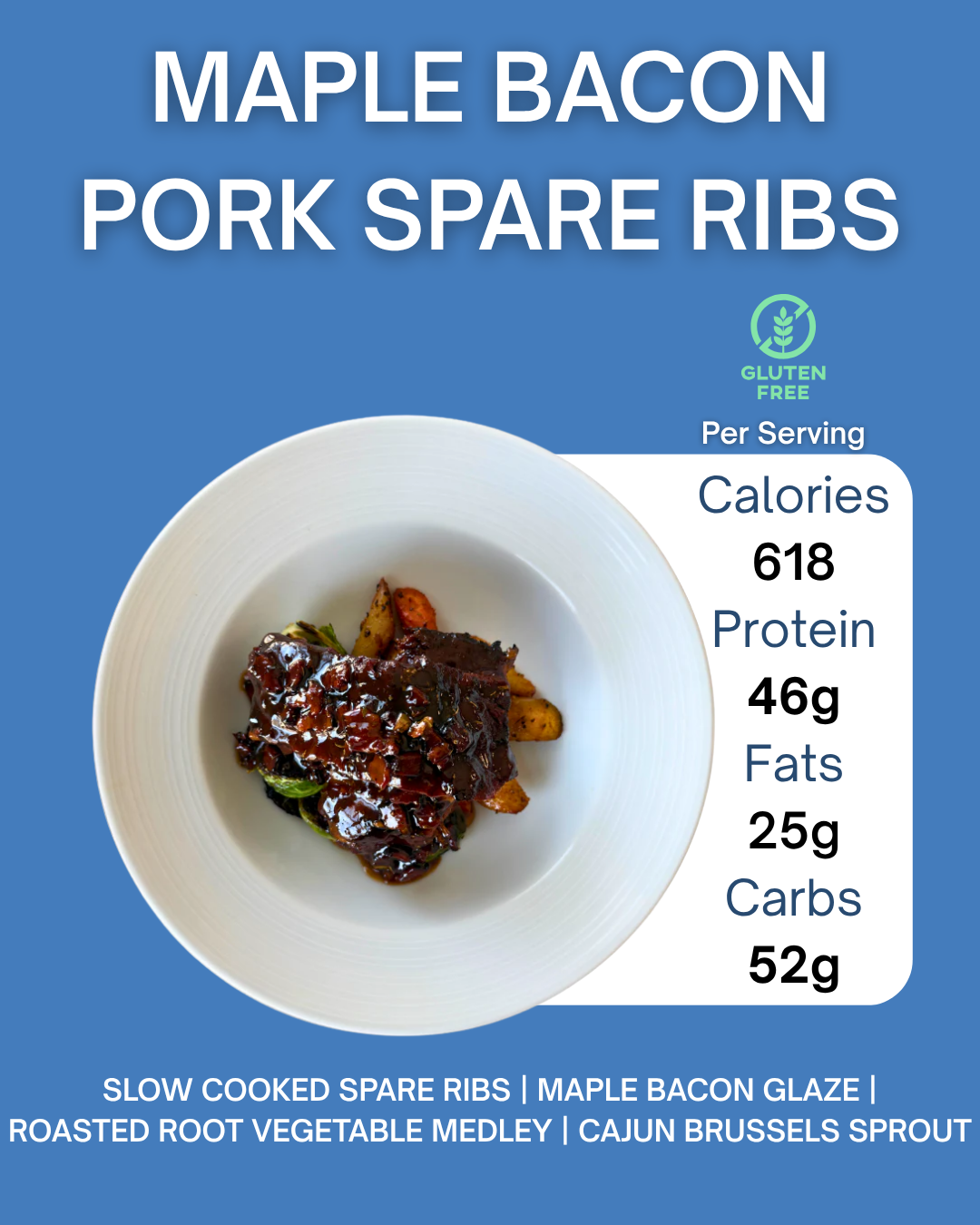 MAPLE BACON PORK SPARE RIBS
