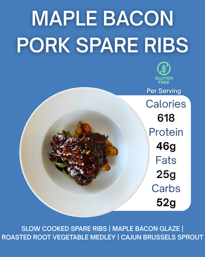 MAPLE BACON PORK SPARE RIBS