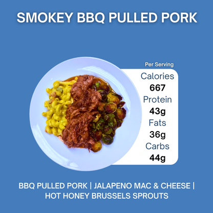SMOKEY BBQ PULLED PORK