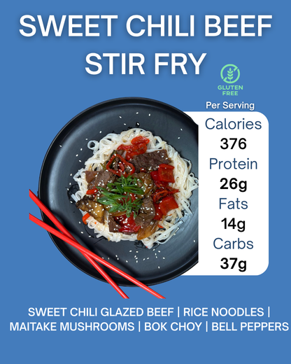 SWEET CHILI BEEF STIR FRY