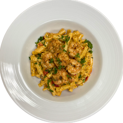 CREAMY CAJUN SHRIMP PASTA