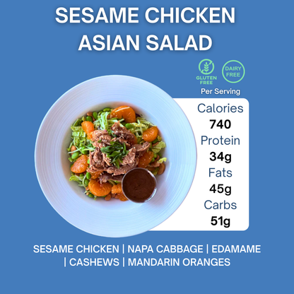 SESAME CHICKEN ASIAN SALAD
