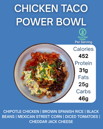 CHICKEN TACO POWER BOWL