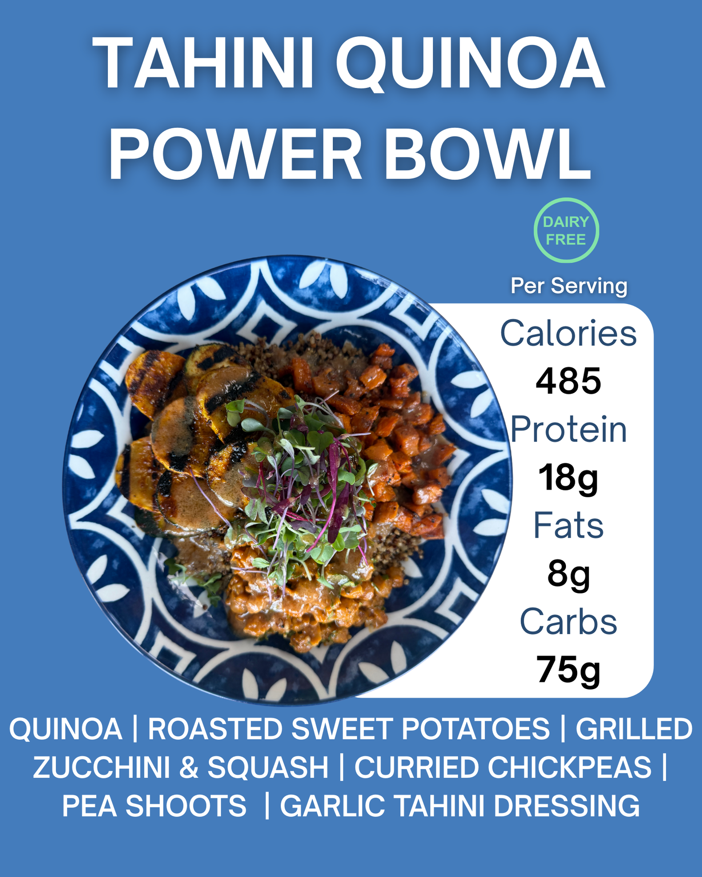 TAHINI QUINOA POWER BOWL