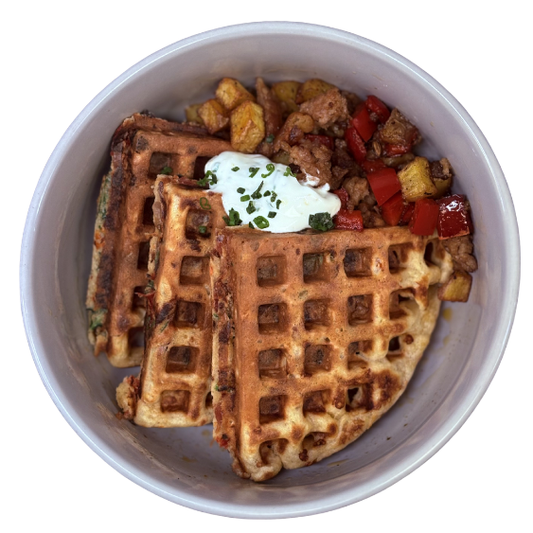 LOADED WAFFLE POWER BOWL