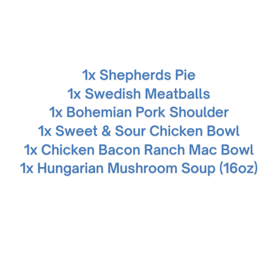EASY 6 MEAL DEAL